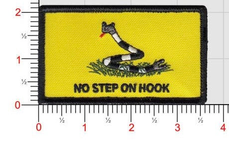 US Navy Jack No Step On Snek Patch