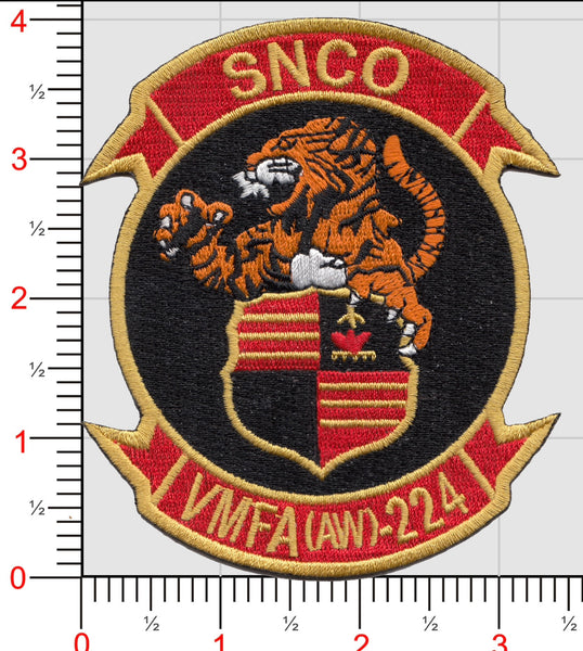 Officially Licensed VMFA(AW)-224 Bengals SNCO Patch