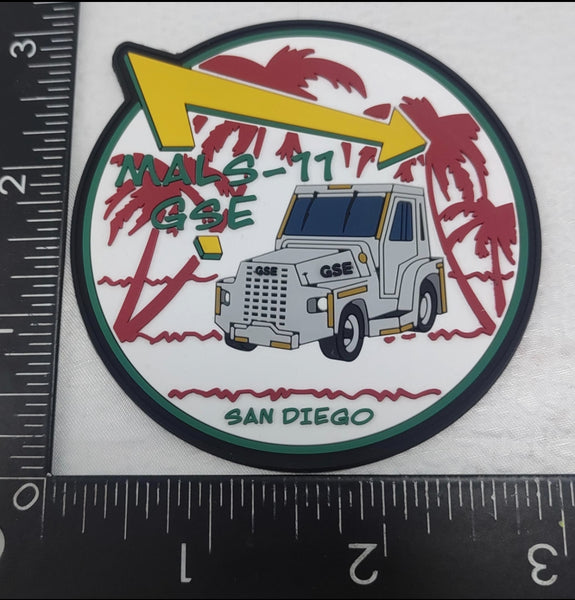 Official MALS-11 Devilfish Ground Support Equipment GSE PVC Patch