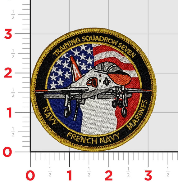 Official VT-7 French Navy T-45 Shoulder Patch