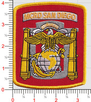 Officially Licensed USMC MCRD San Diego Patch