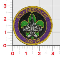 Official VAQ-129 Vikings NOLA Figther Det EA-18G Growler Shoulder Patch