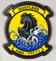 Officially Licensed HMH-772 Hustlers Leather Patches