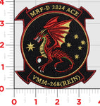 Official VMM-268 Red Dragons MRF-D 2024 Patches