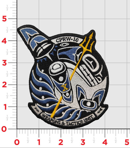 Officially Licensed Commander Patrol & Reconnaissance Wing 10 Orca Squadron Patch