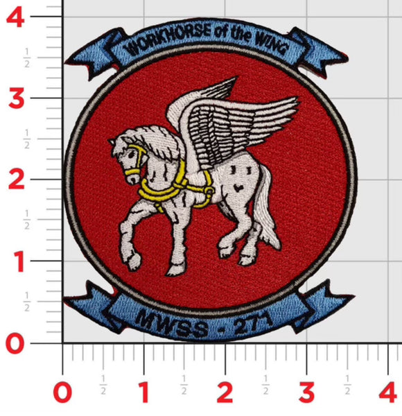 Officially Licensed USMC MWSS-271 Workhorse 2023 Squadron Patch