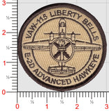 Official VAW-115 Liberty Bells E-2D Hawkeye Shoulder Patch