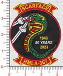 Officially Licensed HMLA-367 Scarface 80th Anniversary Patch
