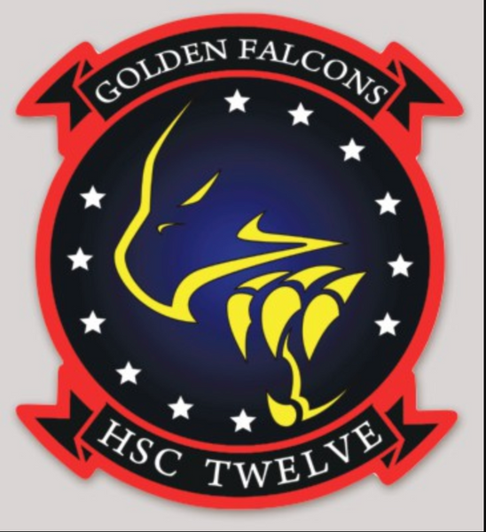 Officially Licensed HSC-12 Golden Falcons Squadron Sticker