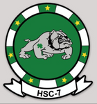 Officially Licensed HSC-7 Dusty Dogs Squadron Sticker