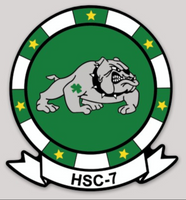 Officially Licensed HSC-7 Dusty Dogs Squadron Sticker