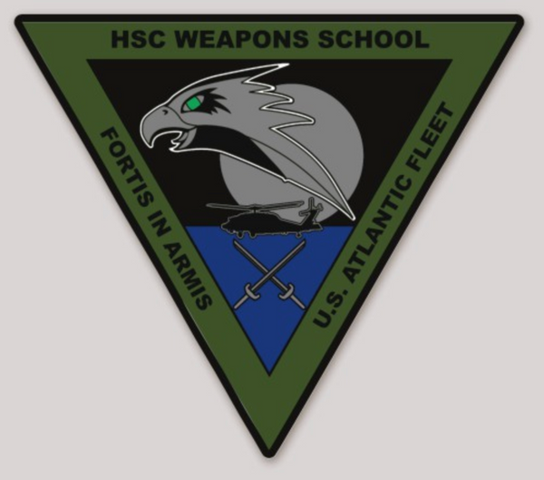 Officially Licensed US Navy Helicopter Sea Combat Weapons School Atlantic HSCWSL Sticker