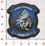 Officially Licensed US Navy HSM-72 Proud Warriors Leather Patch
