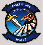 Officially Licensed HSM-77 Saberhawks Squadron Sticker