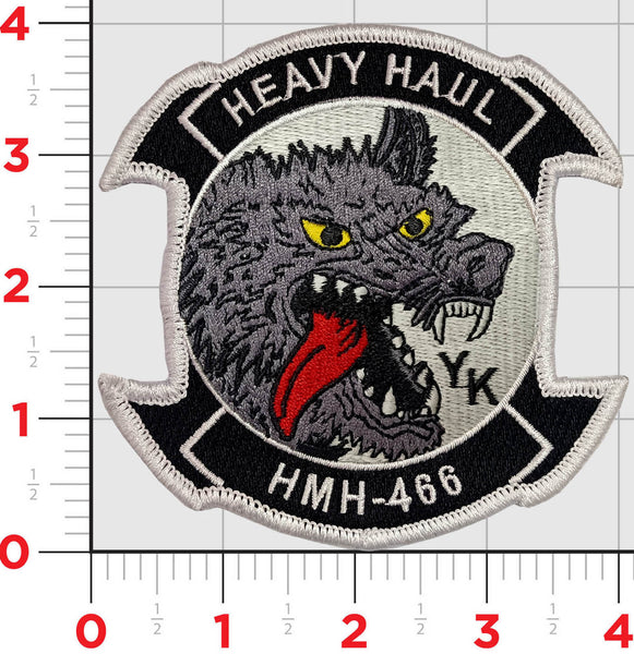 Official HMH-466 Wolfpack Crazy Wolf YK Patch