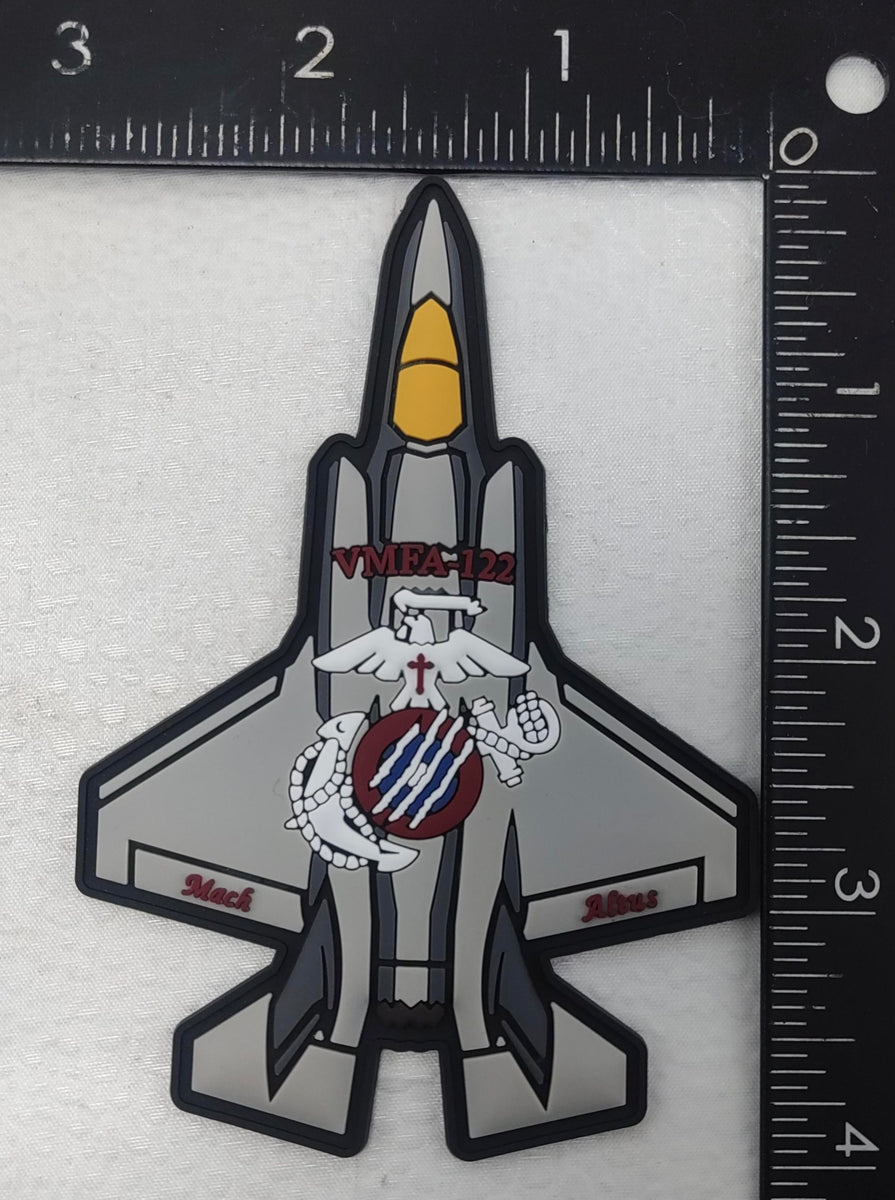 Officially Licensed VMFA-122 Flying Leathernecks F-35 PVC Patch ...