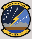 Officially Licensed USMC Marine Air Control Squadron MACS-1 Falconers Sticker