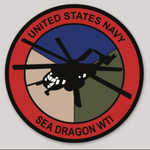 Officially Licensed US Navy CH-53 Sea Dragon WTI sticker