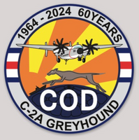 C-2A Greyhound COD Sticker