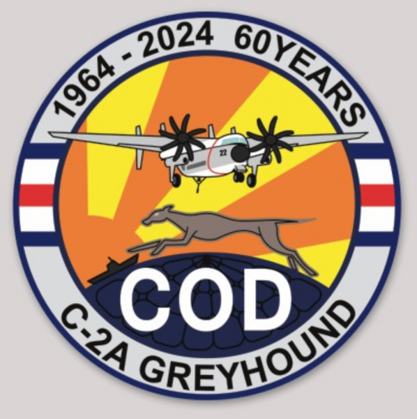 C-2A Greyhound COD sticker