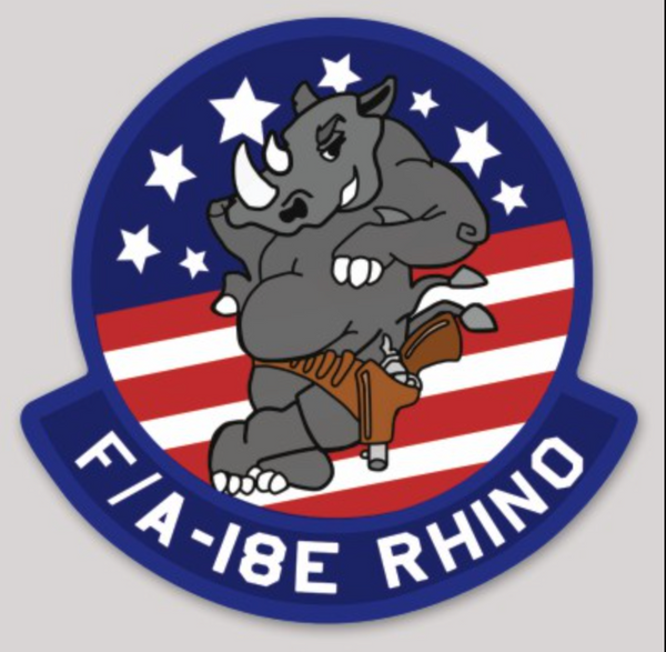 US Navy F/A-18E Rhino Sticker