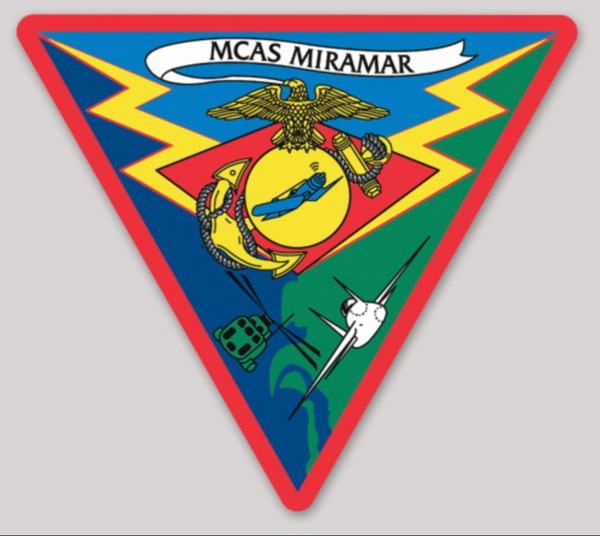 Officially Licensed MCAS Miramar Sticker