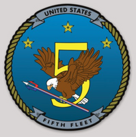 Officially Licensed US Navy 5th Fleet sticker