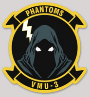 Officially Licensed VMU-3 Phantoms sticker