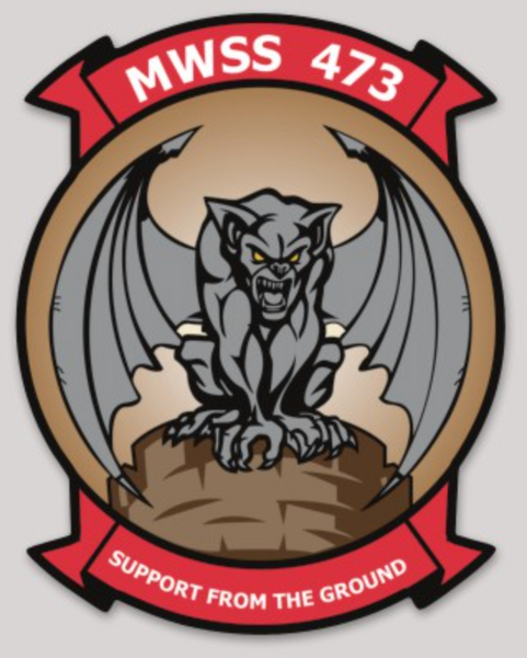 Officially Licensed MWSS-473 Gargoyles sticker