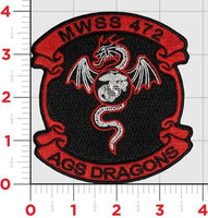 Official MWSS-472 AGS Dragons Patch