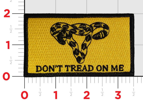 Gadsden Don't Tread on Me Female Pilot Flag Patch