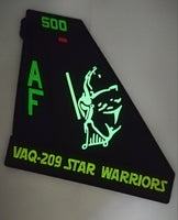 Official VAQ-209 Star Warriors PVC Glow Patch