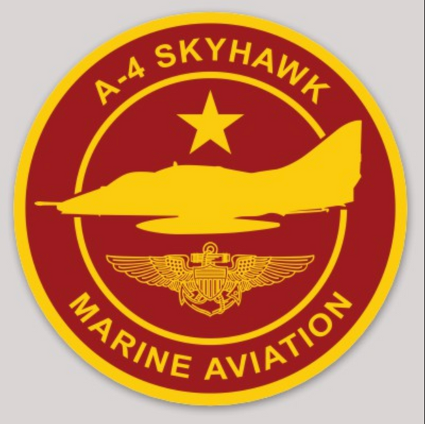 Official USMC A-4 Skyhawk Sticker