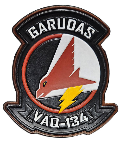 Officially Licensed VAQ-134 Garudas leather patch