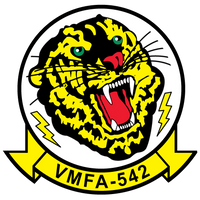 Officially Licensed USMC VMFA-542 Tigers Squadron Sticker
