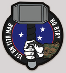 Official 1st Battalion 11th Marine Regiment sticker