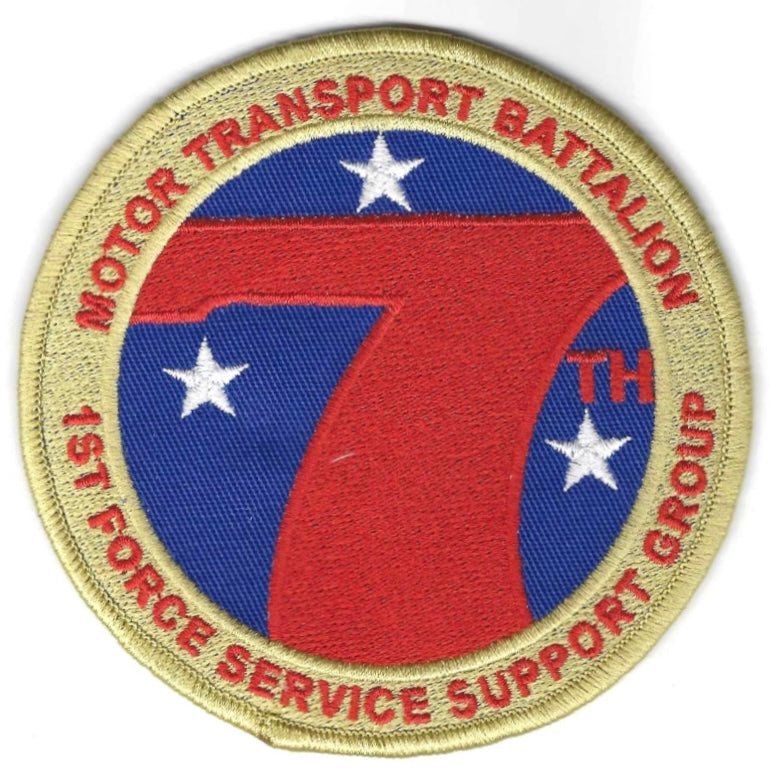 Officially Licensed 7th Motor Transport Patch – MarinePatches.com ...