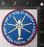 If It Fits It Ships Big Iron Postal CH-53 PVC Shoulder Patch