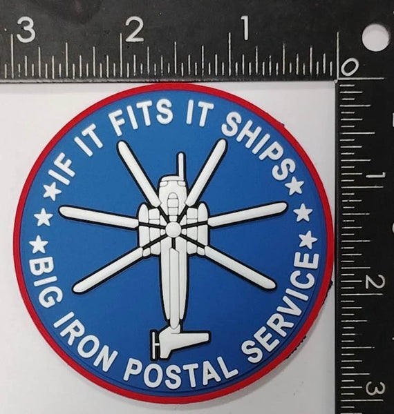 If It Fits It Ships Big Iron Postal CH-53 PVC Shoulder Patch