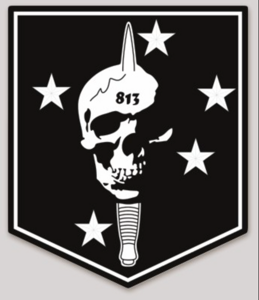 Official Raider Company C 813 Cryptic Sticker