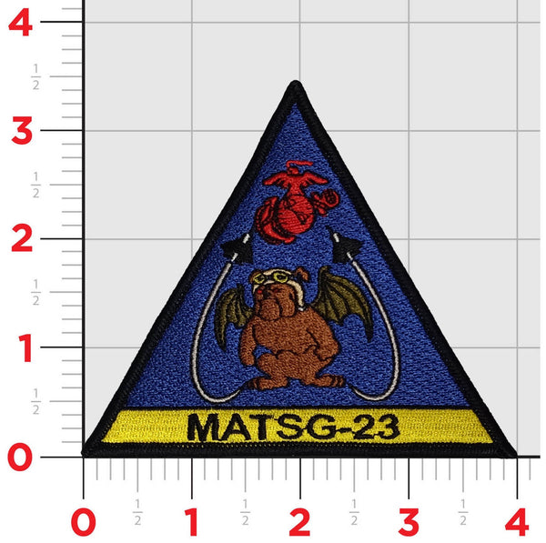 Officially Licensed USMC Marine Aviation Training Support Squadron MATSG-23 Patch