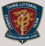 Officially Licensed USMC Third Littoral Combat Team Sticker