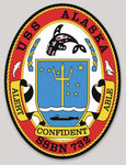 Officially Licensed US Navy USS Alaska SSBN-732 Alert Confident Able Sticker