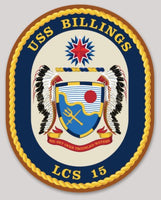 Officially Licensed US Navy USS Billings LCS-15 Sticker