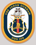 Officially Licensed US Navy USS Jason Dunham DDG-109 Sticker