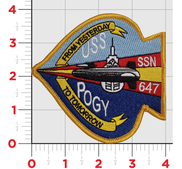 Officially Licensed USS Pogy SSN-647 Patch