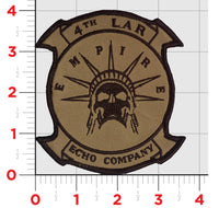 Officially Licensed 4th Light Armored Reconnaissance LAR Echo Company Empire Patch