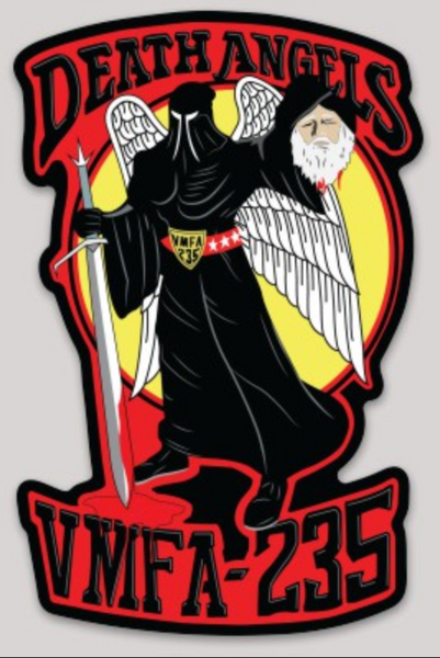 Official VMFA-235 Death Angels 1979 Iran Sticker
