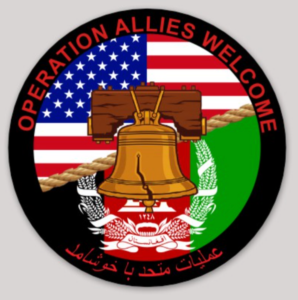Operations Allies Welcome Liberty Bell Afghanistan Sticker