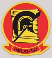 Officially Licensed USMC HMLAT-303 Atlas Sticker